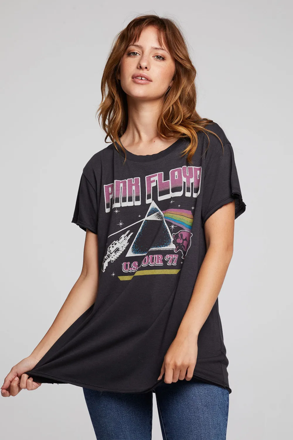 Cheap Pink Floyd U.S. Tour Sonoma Tee Women Loungewear|Music