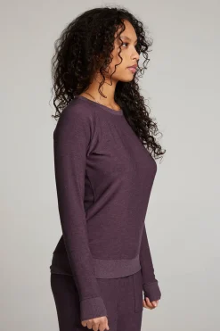 New Plum Perfect Long Sleeve Raglan Pullover Women Loungewear|Tops
