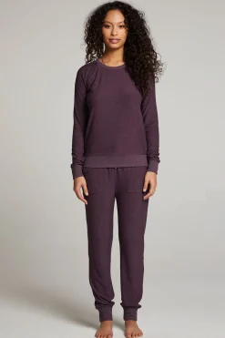 New Plum Perfect Long Sleeve Raglan Pullover Women Loungewear|Tops