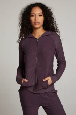 Online Plum Perfect Long Sleeve Raglan Zip Up Hoodie Women Outerwear|Loungewear