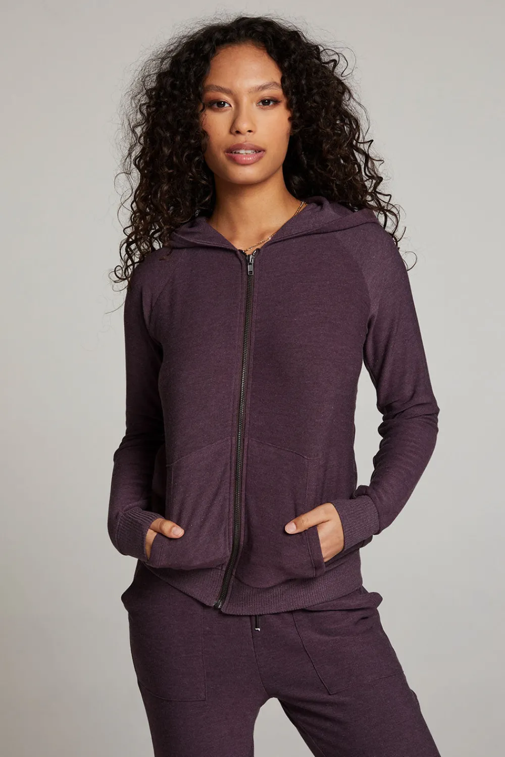 Online Plum Perfect Long Sleeve Raglan Zip Up Hoodie Women Outerwear|Loungewear
