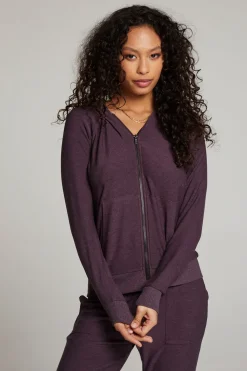 Online Plum Perfect Long Sleeve Raglan Zip Up Hoodie Women Outerwear|Loungewear