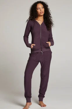 Online Plum Perfect Long Sleeve Raglan Zip Up Hoodie Women Outerwear|Loungewear