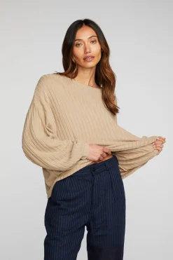 Sale Poor Boy Rib Long Sleeve Tee Women Loungewear|Tops