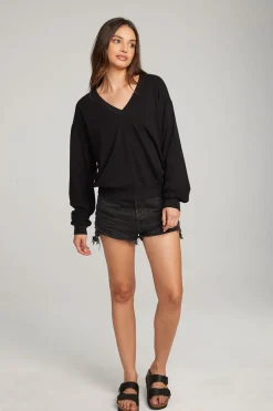 Shop Poppy Black Pullover Women Outerwear|Loungewear