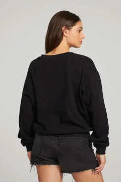 Shop Poppy Black Pullover Women Outerwear|Loungewear