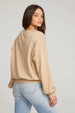 Cheap Poppy Cappuccino Pullover Women Outerwear|Loungewear