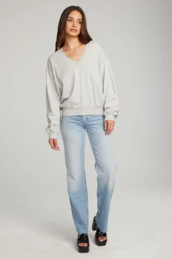 Flash Sale Poppy Heather Grey Pullover Women Outerwear|Loungewear
