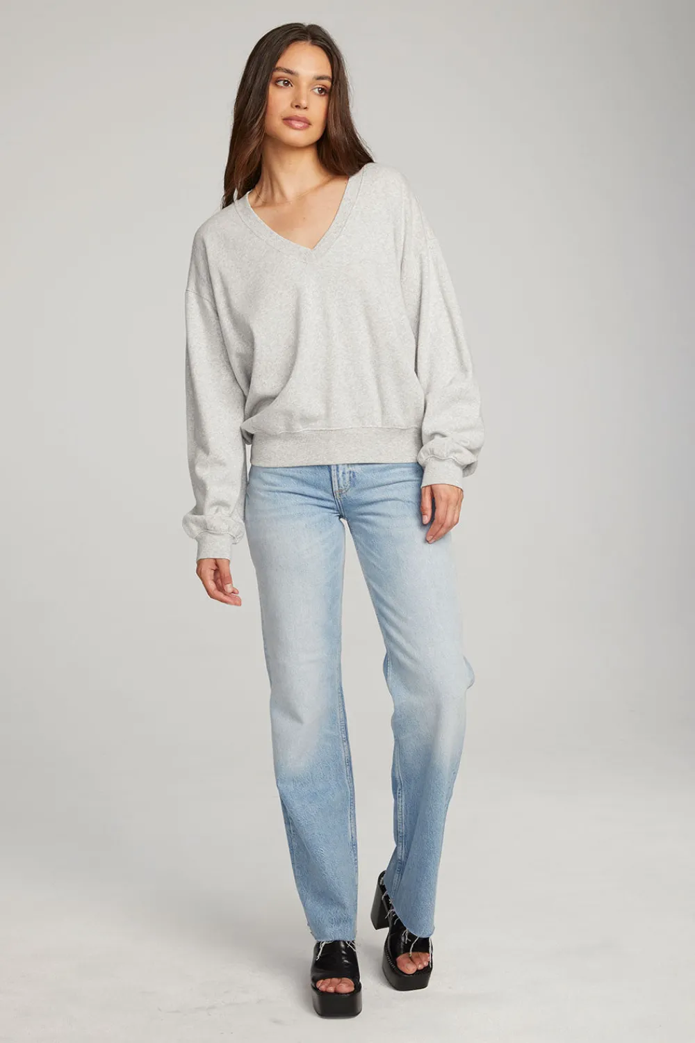 Flash Sale Poppy Heather Grey Pullover Women Outerwear|Loungewear