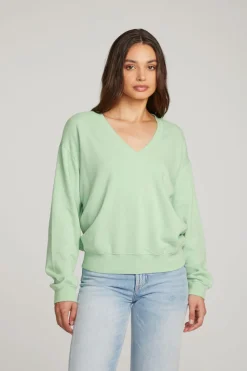 Best Sale Poppy Quiet Green Pullover Women Outerwear|Loungewear