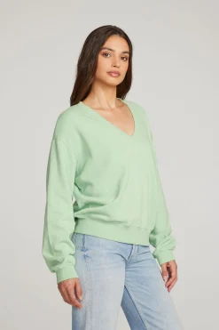 Best Sale Poppy Quiet Green Pullover Women Outerwear|Loungewear
