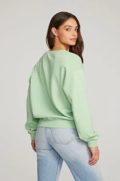 Best Sale Poppy Quiet Green Pullover Women Outerwear|Loungewear