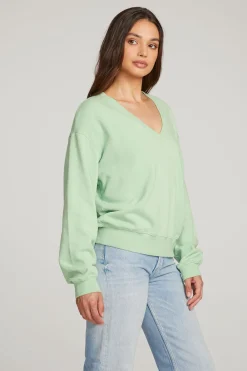 Best Sale Poppy Quiet Green Pullover Women Outerwear|Loungewear