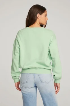 Best Sale Poppy Quiet Green Pullover Women Outerwear|Loungewear