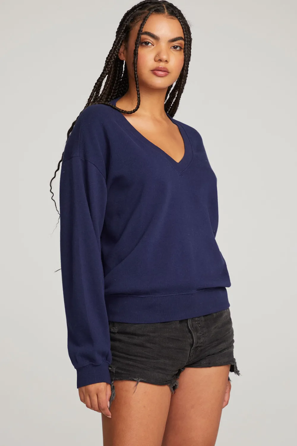 Store Poppy Sapphire Pullover Women Outerwear|Loungewear