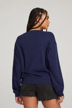 Store Poppy Sapphire Pullover Women Outerwear|Loungewear