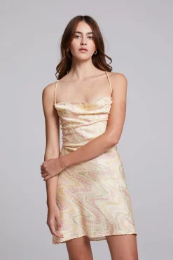 New Positano Vanilla Slip Dress Women Loungewear|Dresses