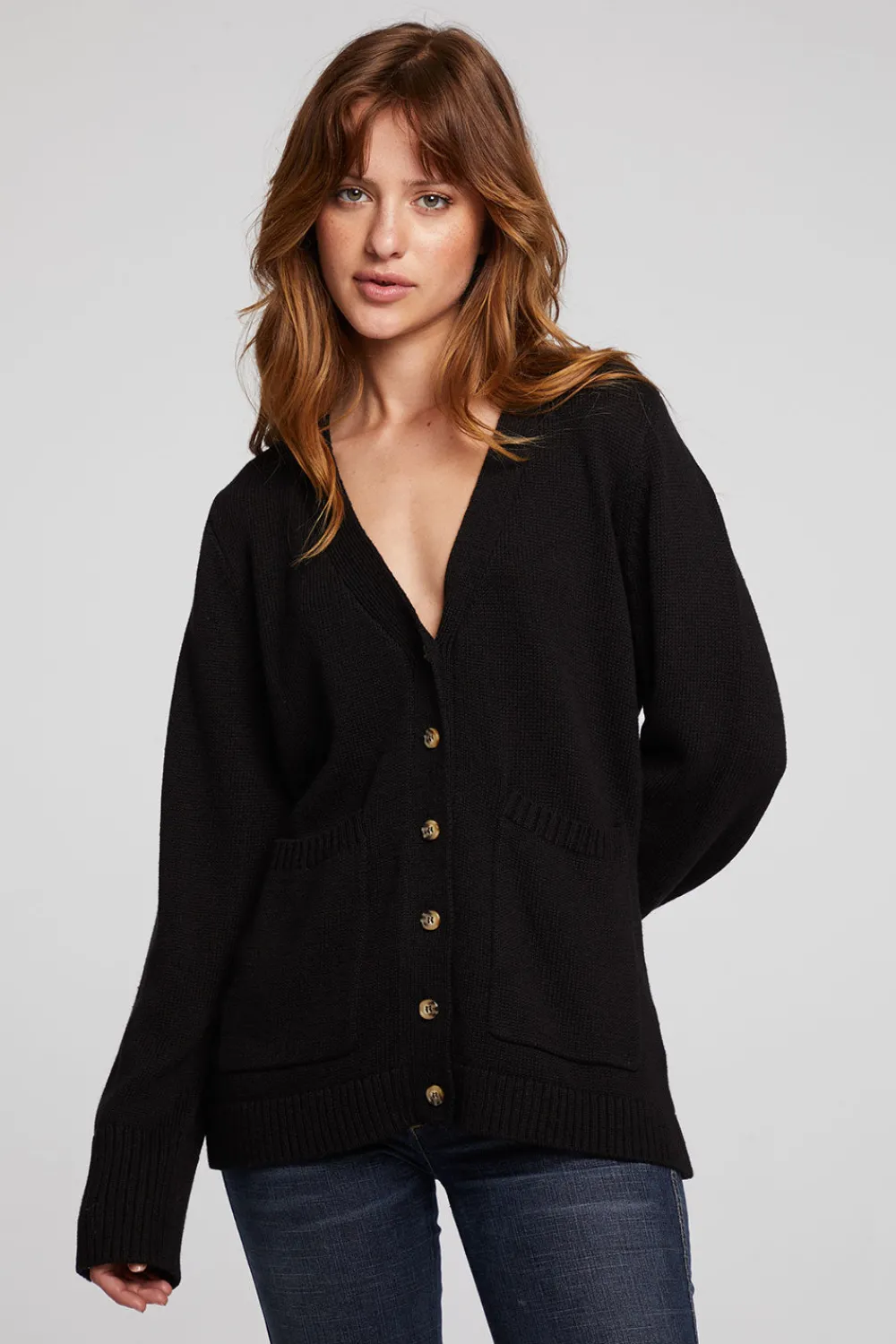 Shop Presley Licorice Cardigan Women Loungewear|Tops