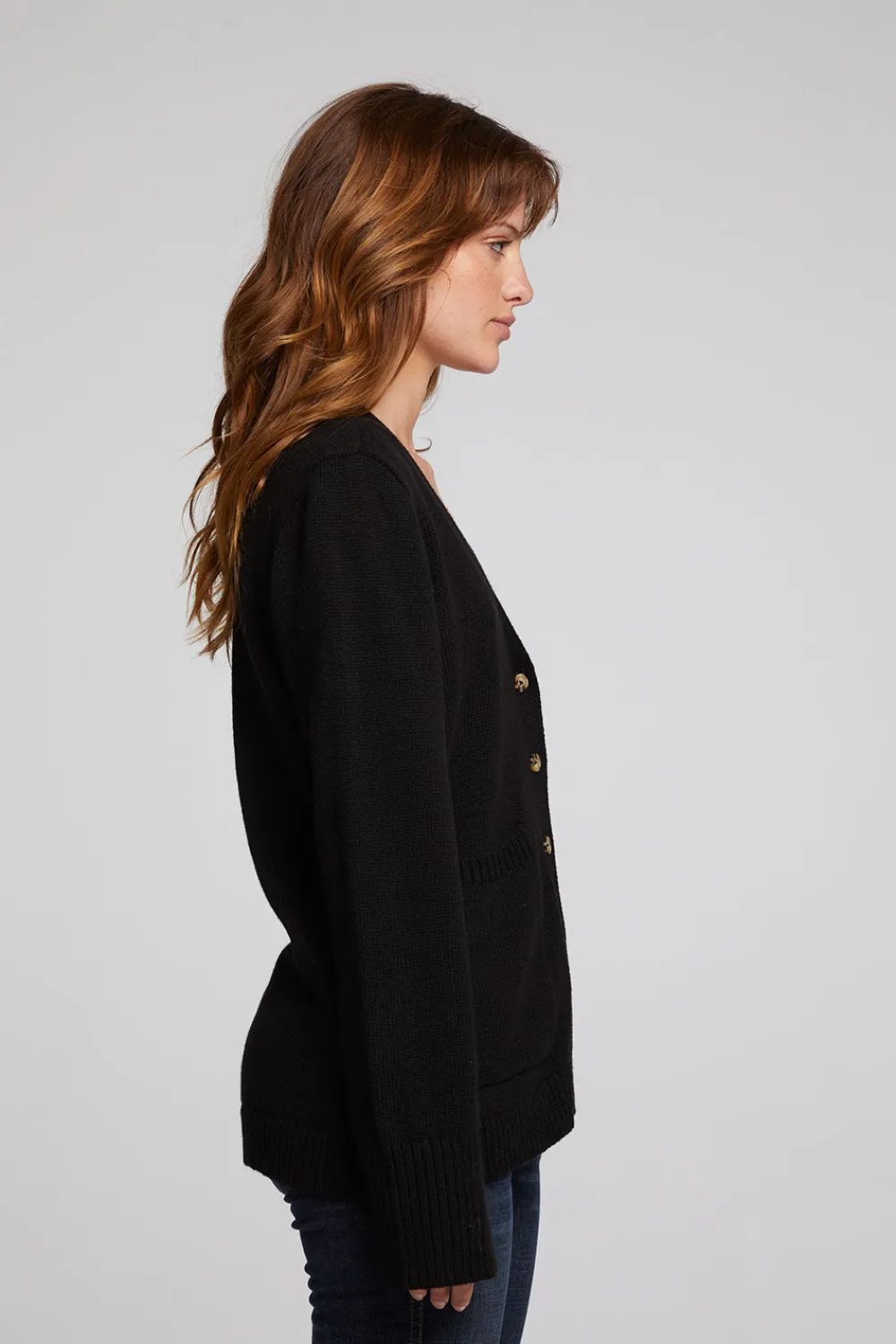 Shop Presley Licorice Cardigan Women Loungewear|Tops