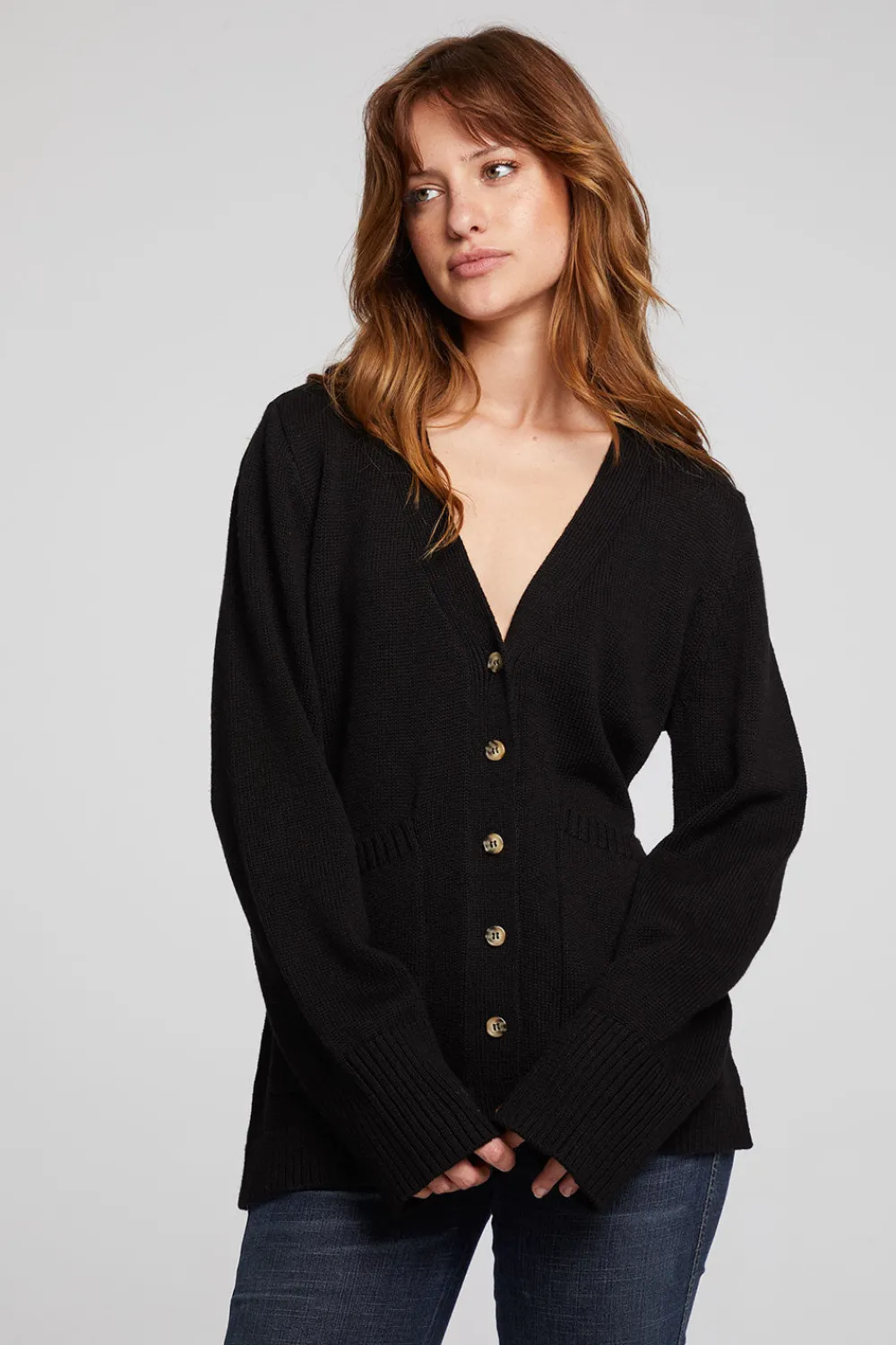Shop Presley Licorice Cardigan Women Loungewear|Tops