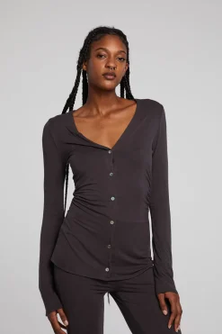 Flash Sale Priscilla Chocolate Torte Long Sleeve Women Loungewear|Tops