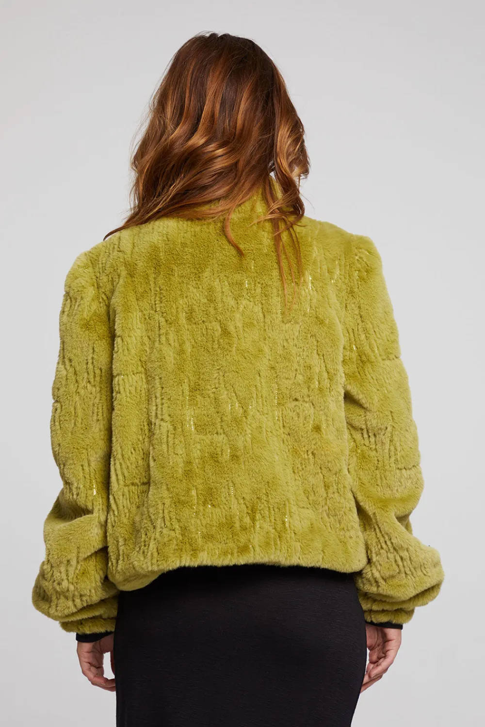 Flash Sale Puff Sleeve Green Olive Jacket Women Outerwear|Loungewear