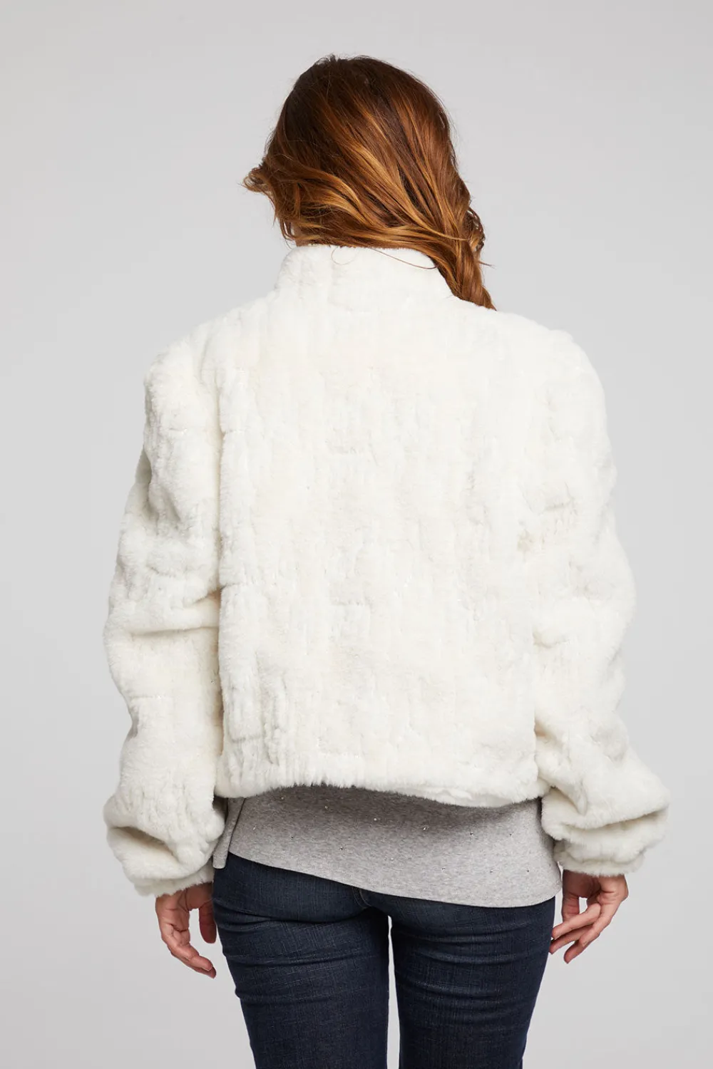 Online Puff Sleeve Starry White Jacket Women Outerwear|Loungewear