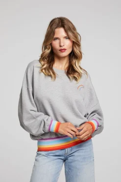 Outlet Rainbow Pullover Women Loungewear|Graphics