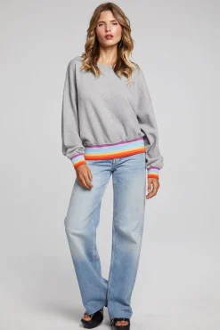 Outlet Rainbow Pullover Women Loungewear|Graphics
