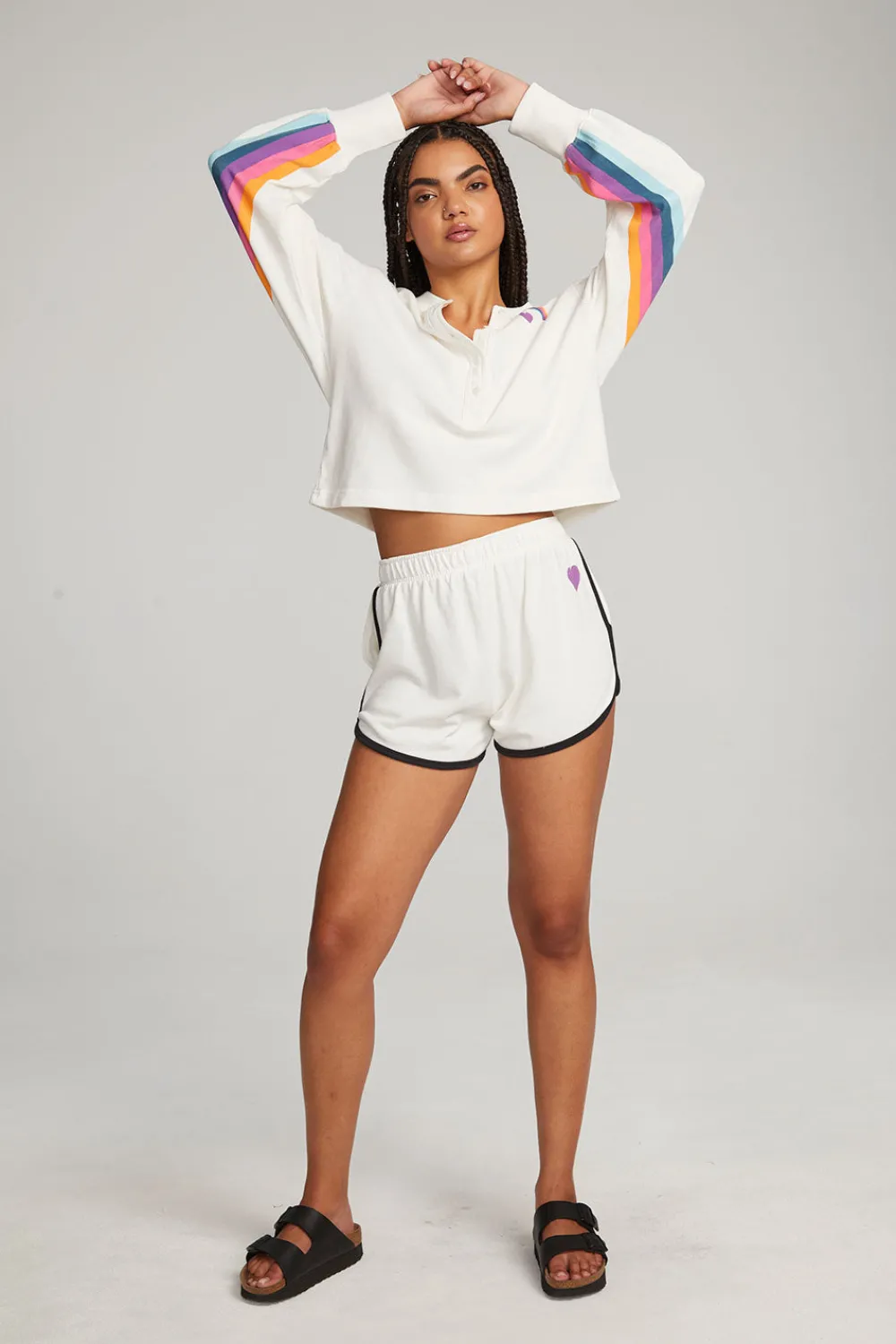 Online Rainbow Shorts Women Loungewear|Graphics