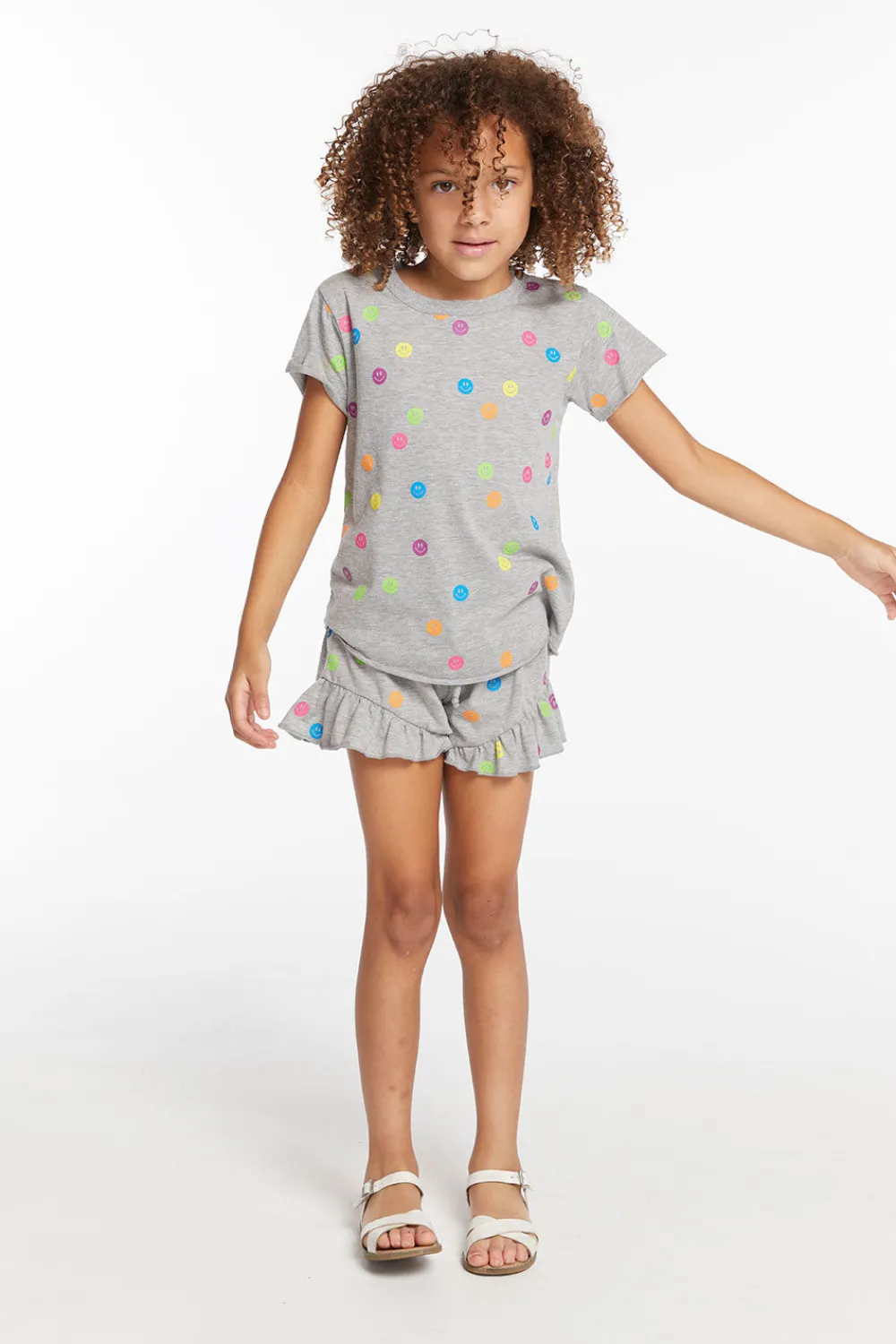 Best Rainbow Smiles Girls Shorts Kids Girls