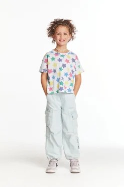 Outlet Rainbow Stars Girls Tee Kids Girls