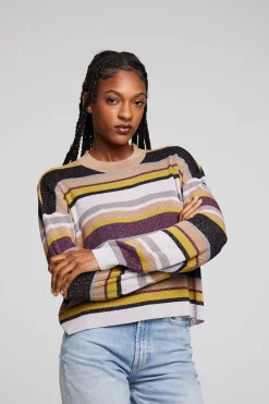 Fashion Ramonee Haight Street Stripe Pullover Women Loungewear|Tops
