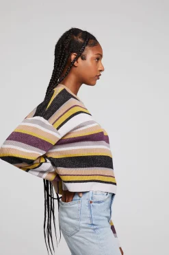 Fashion Ramonee Haight Street Stripe Pullover Women Loungewear|Tops