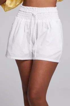 Cheap Rapallo White Short Women Loungewear|Bottoms