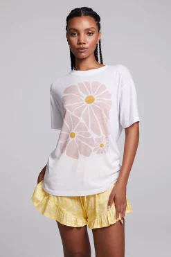 Discount Retro Flowers Tee Women Graphics|Tops