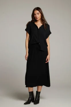 Discount Rhythmm Licorice Button Down Women Loungewear|Tops