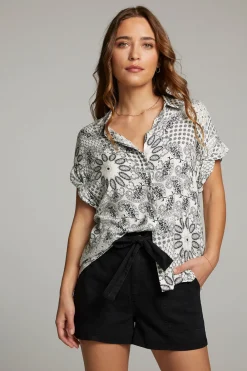 Discount Rhythmm Paisley Bandana Button Down Women Loungewear|Tops