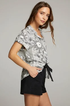 Discount Rhythmm Paisley Bandana Button Down Women Loungewear|Tops