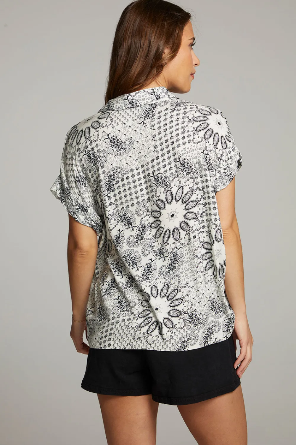 Discount Rhythmm Paisley Bandana Button Down Women Loungewear|Tops