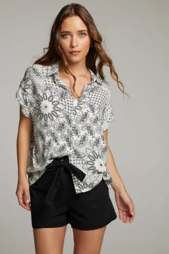 Discount Rhythmm Paisley Bandana Button Down Women Loungewear|Tops