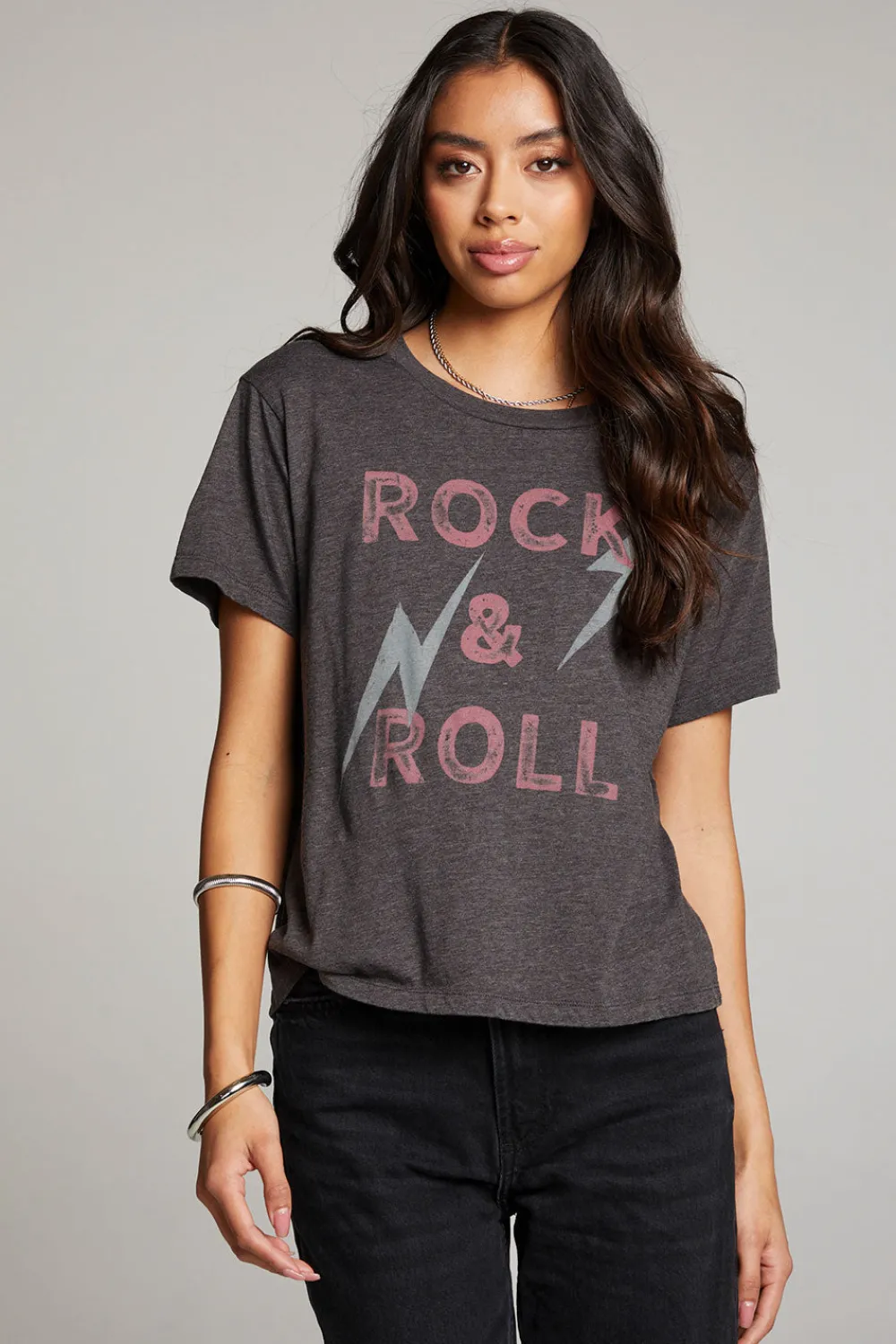 Best Sale Rock & Roll Forever Crewneck Tee Women Loungewear|Music