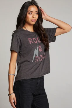 Best Sale Rock & Roll Forever Crewneck Tee Women Loungewear|Music