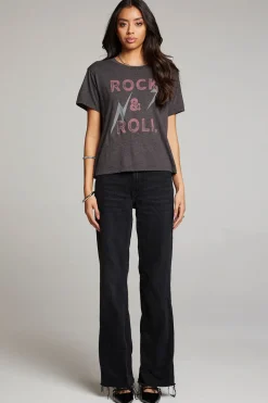 Best Sale Rock & Roll Forever Crewneck Tee Women Loungewear|Music
