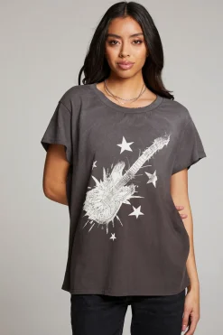 Sale Rock Guitar Tee Women Loungewear|Graphics