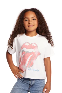 Best Sale Rolling Stones Classic Logo Girls Tee Women/Kids Girls|Music