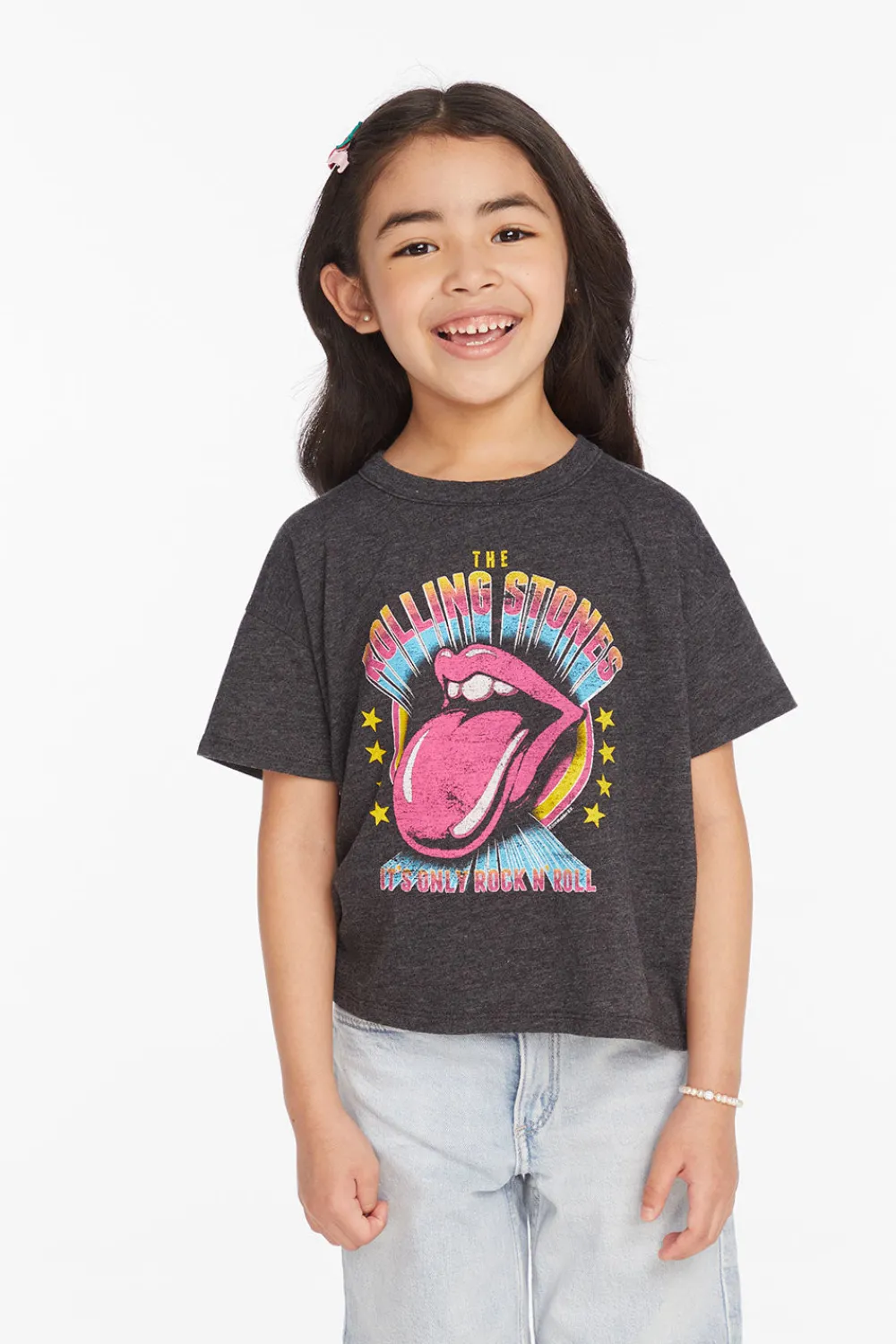Hot Rolling Stones Its Only Rock N' Roll Girls Tee Women/Kids Girls|Music