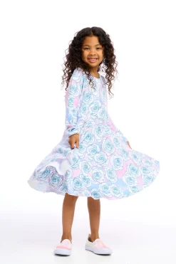 Clearance Rose Tie Dye Kids Girls