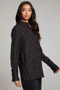 Online Ruby Licorice Button Up Women Loungewear|Tops