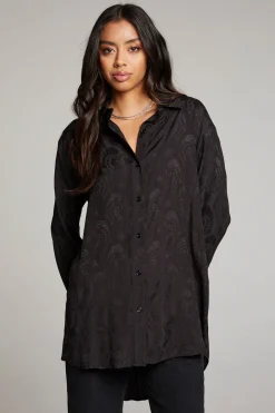 Online Ruby Licorice Button Up Women Loungewear|Tops